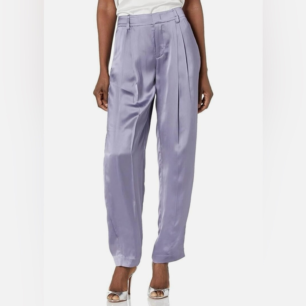 Vince Purple Satin Pants